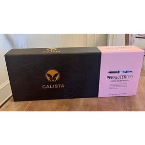Calista Perfecter Pro Heated Round Styling Brush Tool Short Hair‎ .5" Blue READ